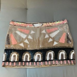 All Saints Sequin Skirt -US 6